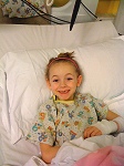 Daisy in hospital January 2010